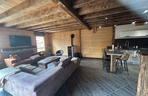 Saint-Sorlin-d'Arves Chalet De Esquí | 14-person chalet close to the slopes and the Croix de fer pass