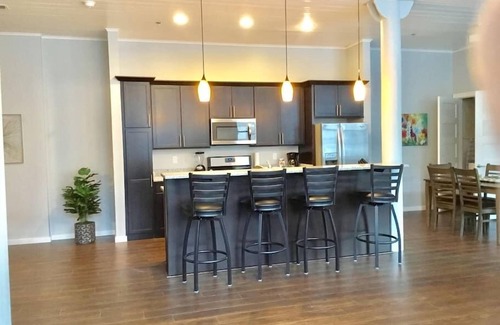 Garment District Hotel | 1480 pies cuadrados 2br / 2ba loft en el centro de kansas city en edificio histórico