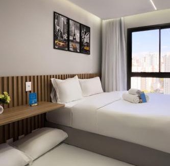 Campo Belo Apartamento | 14º andar com vista incrível e condomínio completo