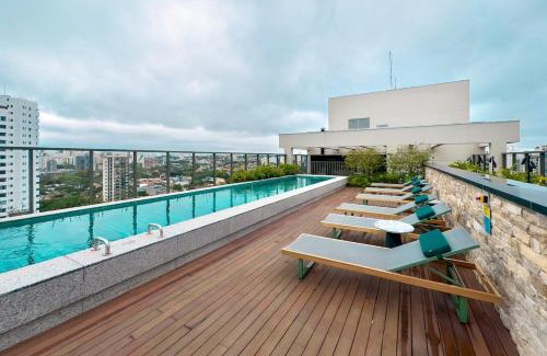 Campo Belo Apartamento | 14º andar com vista incrível e condomínio completo