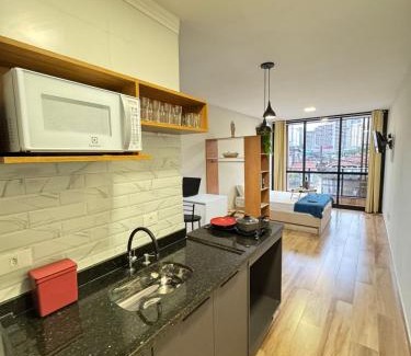 Zona Leste Apartamento | 16 Studio completo |Próximo ao Shopping Anália Franco