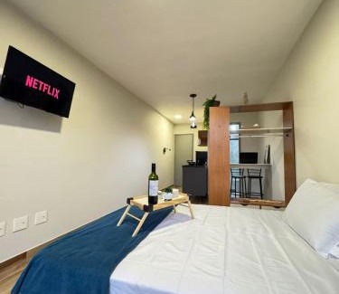 Zona Leste Apartamento | 16 Studio completo |Próximo ao Shopping Anália Franco