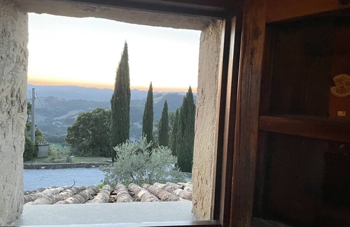 Nerbisci Villa | 16C granja, vistas panorámicas, piscina privada