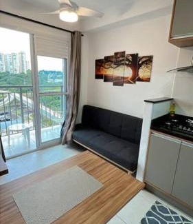 Panamby Apartamento | 1710B Est Joao dias - Villa Blue Tree - Apartamento com varanda com Vista Ponte Laguna