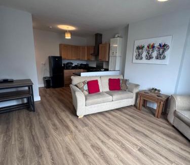 Billingham Apartamento | 18F Station Flat -2 Bedroom Workstays UK