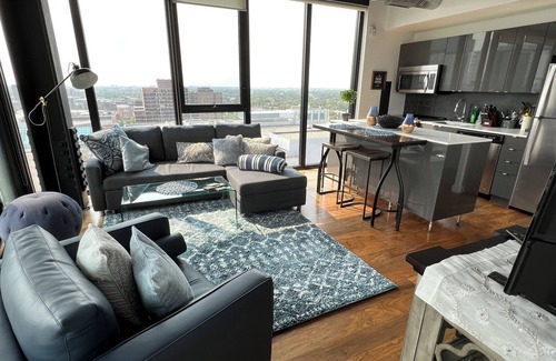 Downtown Winnipeg Condominio | 18th floor 2 bed 2 bath overlooking downtown