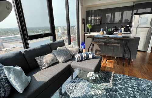 Downtown Winnipeg Condominio | 18th floor 2 bed 2 bath overlooking downtown