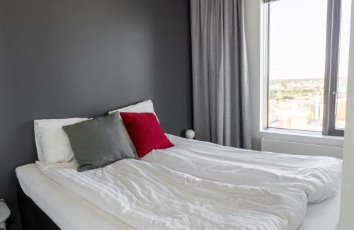 Kallio Apartamento | 18th Floor Helsinki High Point 1 BDR Apartment with City View - Free Garage Parking
