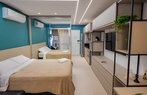 Guarulhos City Centre Apartamento | 1904 Lindo studio super moderno