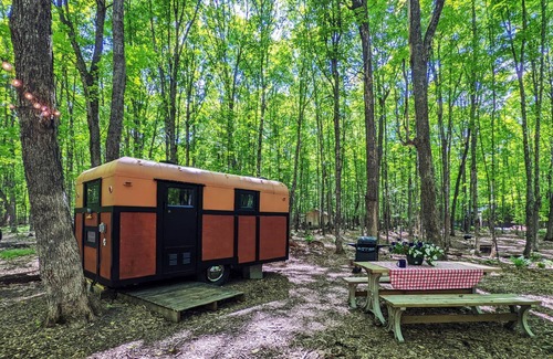 Phelps Apartamento | 1949 Jim Dandy Vintage Glamping Camper #8 - Premium Resort Amenities Included!