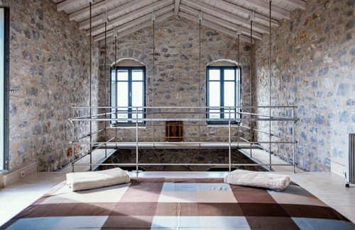 Pagkia Casa | 1BDR Loft in Stone Tower, majestic view in Mani