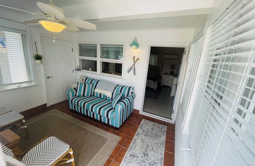 Emerald Isle Casa | 1BR beach getaway: pool, pier, sunset views. Full amenities. Near beach access.