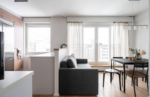 Tampere Apartamento | 1BR with Sauna, Rooftop Terrace & Amazing Views