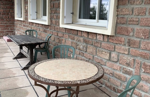 Carnon-Plage Apartamento | 1st line ground floor apartment, feet in the sand