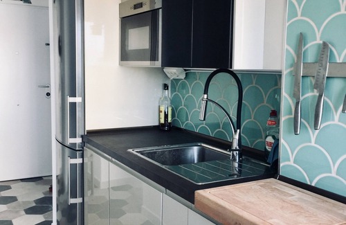 Torre del Mar Apartamento | Elegante apartamento con vista al mar en primera linea