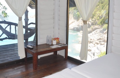 Baan Tai Cabaña | 1ra fila Seaview Fan Cottage
