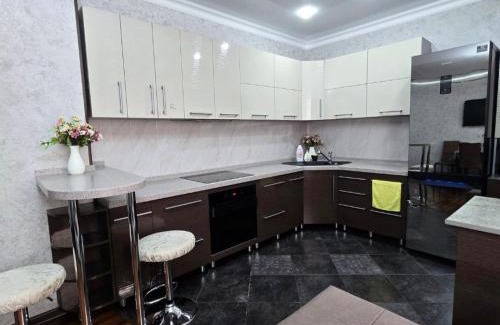 Shymkent Apartamento | 2х-ком Люкс Желтоксан 17а - 6й этаж лифт есть
