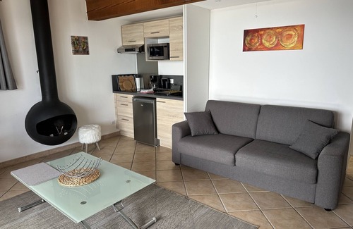 Eccica-Suarella Cabaña | Cabaña 2-3 personas con piscina, cerca del porticcio, magnifica vista al mar