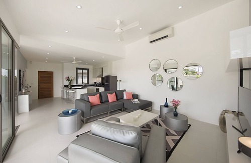 Plai Laem Villa | Villa Flamingo - ¡Elegante, sofisticado y divertido!