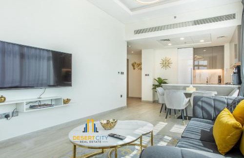 Jadaf Apartamento | 2 Bed in Azzizi Farhad with Burj Khalifa view by Desert City Stays