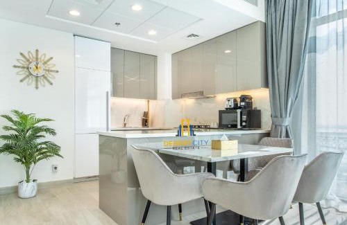 Jadaf Apartamento | 2 Bed in Azzizi Farhad with Burj Khalifa view by Desert City Stays