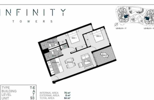 Gungahlin Apartamento | 2 bedrm, 2 bathrm unit in Gungahlin town centre