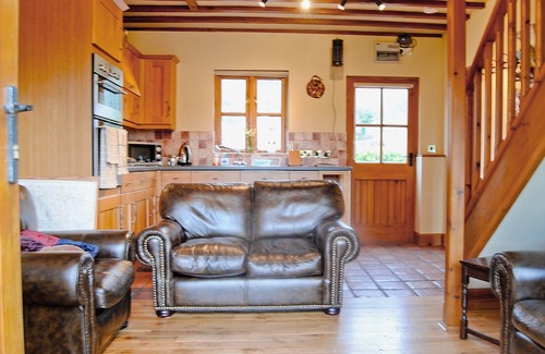 Caersws Cabaña | Alojamiento de 2 habitaciones en Trefeglwys, cerca de Caersws