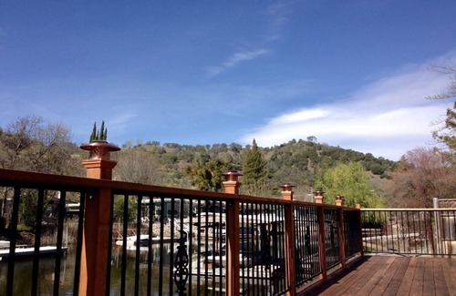 Clear Lake Casa | 2 bedroom house with a 500 sf private dock with swimming ladder, Finnish sauna