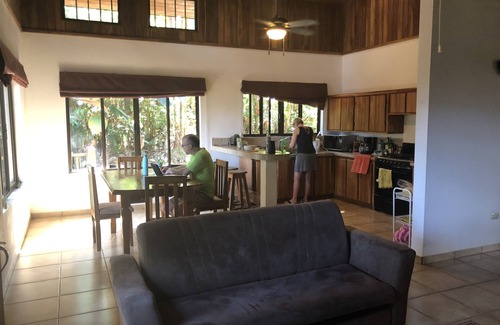 Dominical Casa | 2 BR and 1 Bath House with guesthouse - sleeps 8. Master bedroom has AC