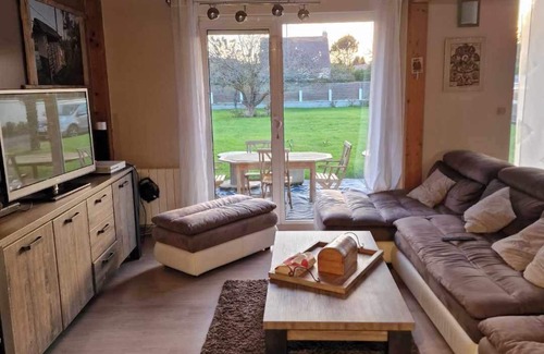 Hermanville-sur-Mer Casa | 2 Chambres 2 SDB WC et Accès Pièce de vie