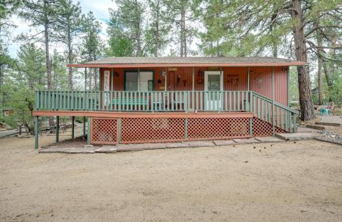Prescott Casa | 2 Mi to Arizona Christmas City! Cabin with Fireplace