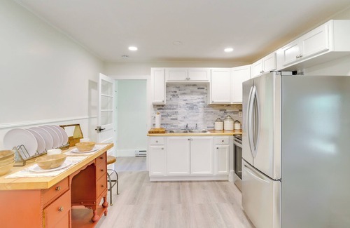 Riverside Casa | 2 Mi to Hagar Beach: Charming Home w/ Fire Pit!