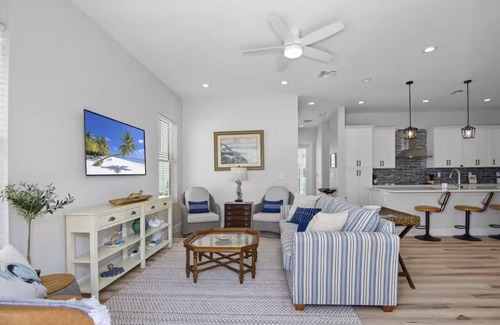 Fort Myers Beach Casa | 2 New Luxury Beach Homes Sleep 20+ Dual Pools & Spas Prime Location Steps to Times Square & Sand