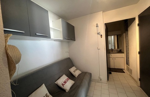 Sete Apartamento | 2 pièces cabine avec loggia vitrée vue canal et garage fermé