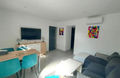 Bedarieux Apartamento | 2 pièces en RDC climatisé avec terrasse et parking privé