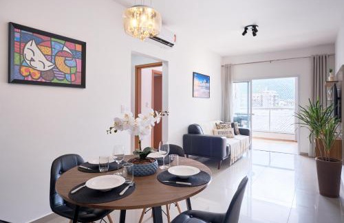 Centro Apartamento | 2 QUARTOS com Churrasqueira na Varanda, Piscina, Garagem interna, WiFi 500mbps, Ar Condicionado e Telas de Proteção