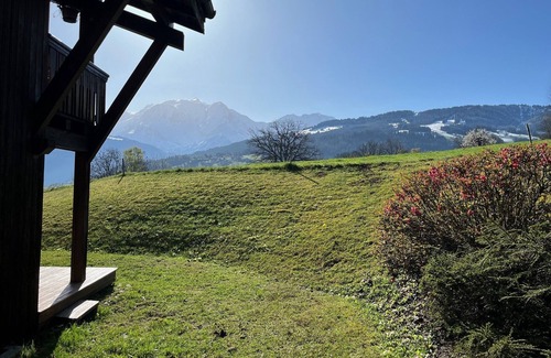Combloux Apartamento | 2 rooms with terrace view on Mt Blanc