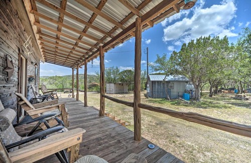 Sabinal Casa | 2 Rustic Cabins with Porches on Remote Ranch!