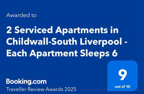 Liverpool Apartamento | 2 Serviced Apartments in Childwall-South Liverpool - Each Apartment Sleeps 6