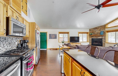 Serene Lakes Casa | 2-story home with private beach, grill, deck, washer/dryer, & AC