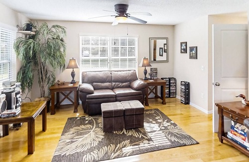 Sopchoppy Casa | 2-story riverfront home with great views, wraparound decks, dock, kayaks & canoe