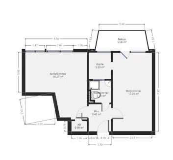 Bad Homburg v.d. Hoehe Apartamento | 2-Zimmer Apartment