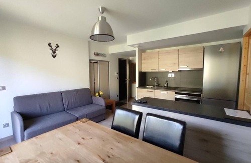 Les Claux Apartamento | A 100m de las pistas de esquí, 1.o piso, balcón, parking, tv, local para esquís, 50m², Vars