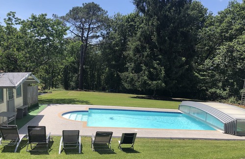 Bidart Villa | 200 m 2 piscina tenis sala de juegos privada 4000 m 2 | Biarritz / Bidart | Planta baja villa