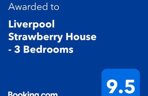 Liverpool Casa | 2025 Award Winner Liverpool Strawberry House - 3 Bedrooms