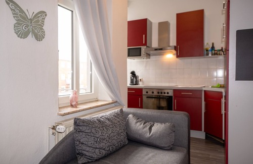 Heppens Apartamento | 208 KüstenNest - 208 Apartment KüstenNest in Heppens with balcony