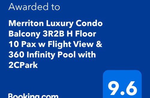 Kuching Apartamento | 24'HR CHECK IN H'FLOOR SARADISE MERRITON RESIDENCY KUCHING LUXURY BALCONY FACING AIRPORT 3R2B-2Cpark