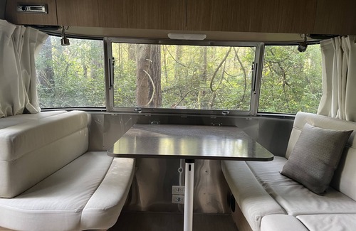 Vashon Island Casa | 25' Airstream in the Forest with Sound View - Dry Camping
