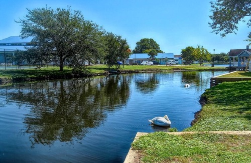Garden City Cabaña | Flamingo Beach Cottage Oceanside Village Waterfront