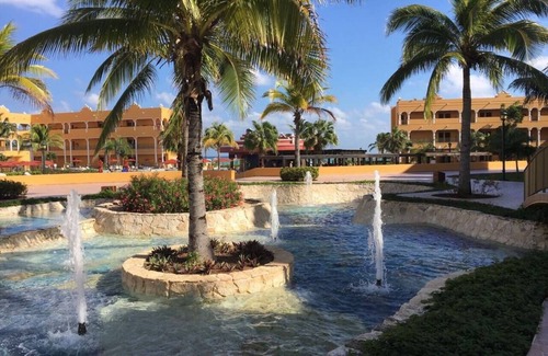Xcaret Condominio | 2BD Royal Haciendas: Terrace w/ Oceanview & Resort